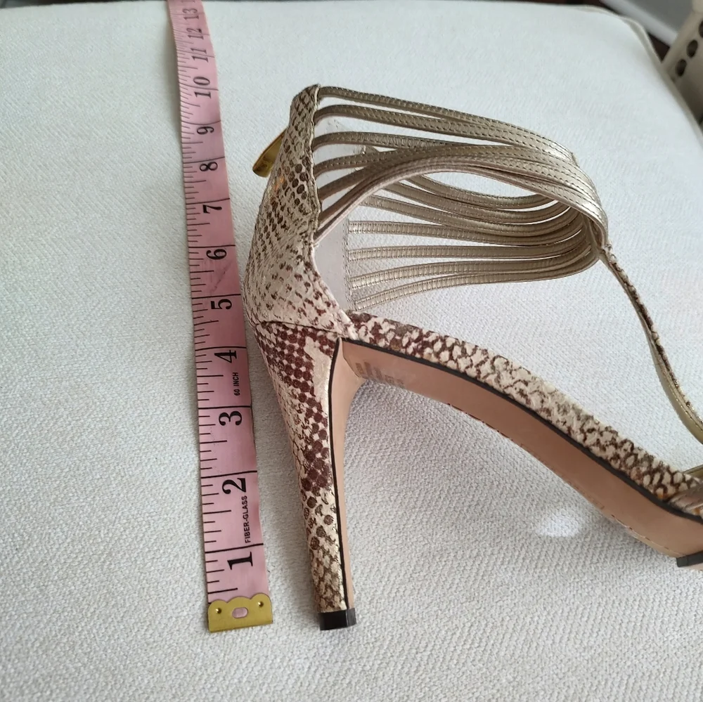 Vince Camuto Snake Print Heels - Picture 7 of 7